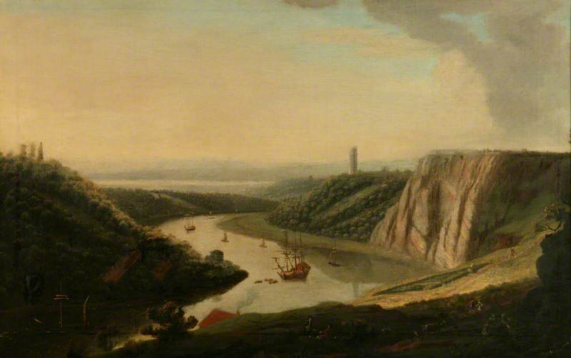 Wikioo.org - The Encyclopedia of Fine Arts - Painting, Artwork by Thomas Smith - View from Durdham Down, near Bristol