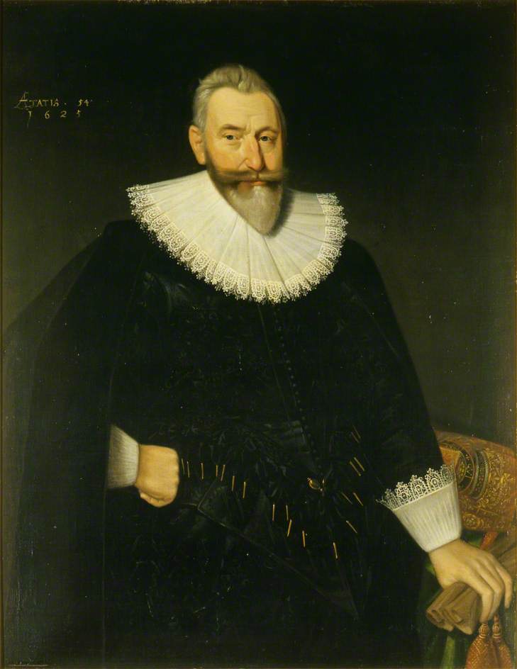 Wikioo.org - The Encyclopedia of Fine Arts - Painting, Artwork by Adam De Colone - Sir George Hay (1572–1634), 1st Earl of Kinnoull, High Chancellor of Scotland