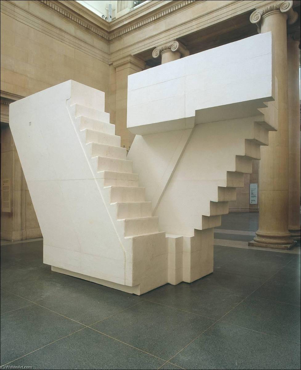 Wikioo.org - The Encyclopedia of Fine Arts - Painting, Artwork by Rachel Whiteread - Untitled (Stairs)