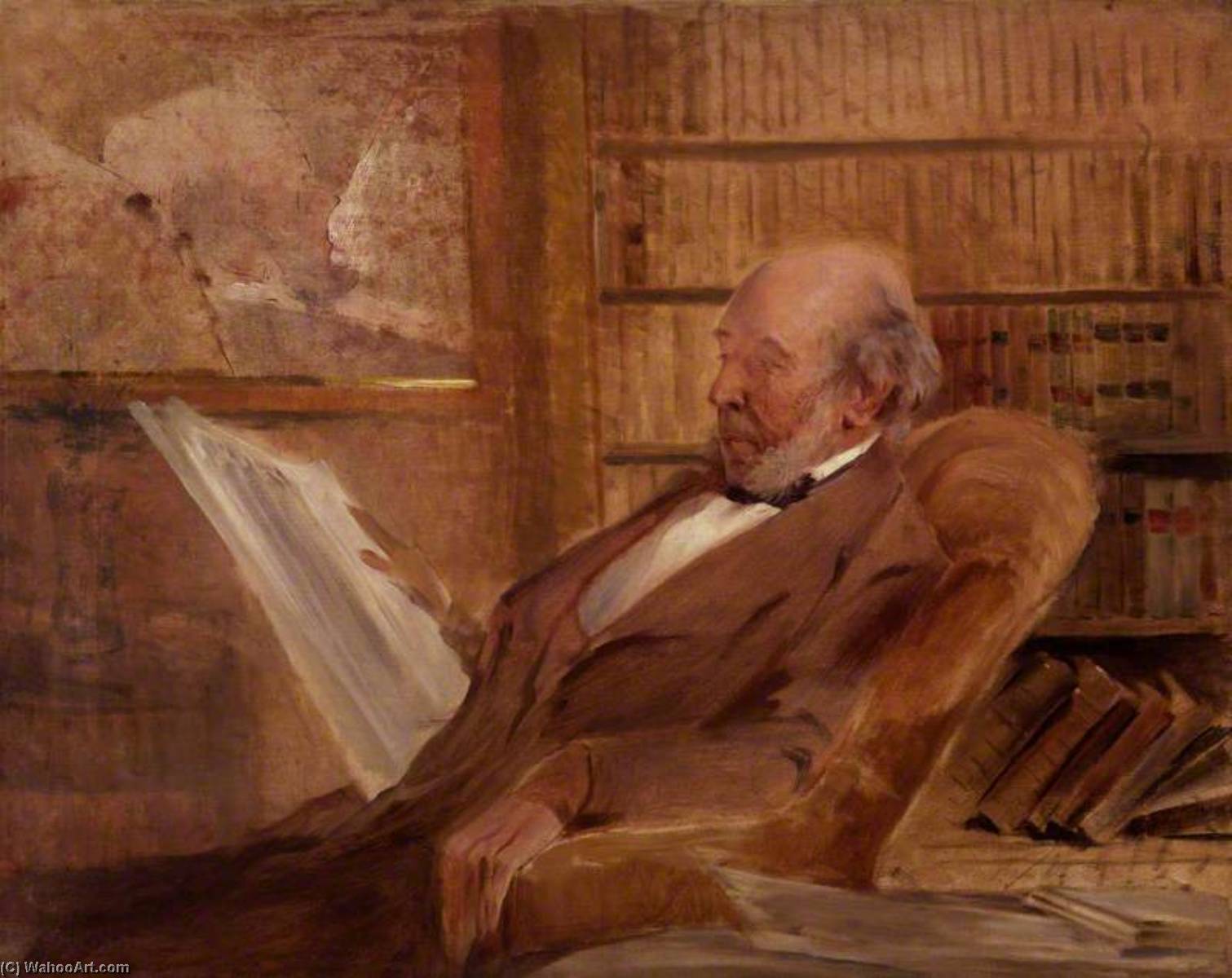 Wikioo.org - The Encyclopedia of Fine Arts - Painting, Artwork by John Mclure Hamilton - Herbert Spencer