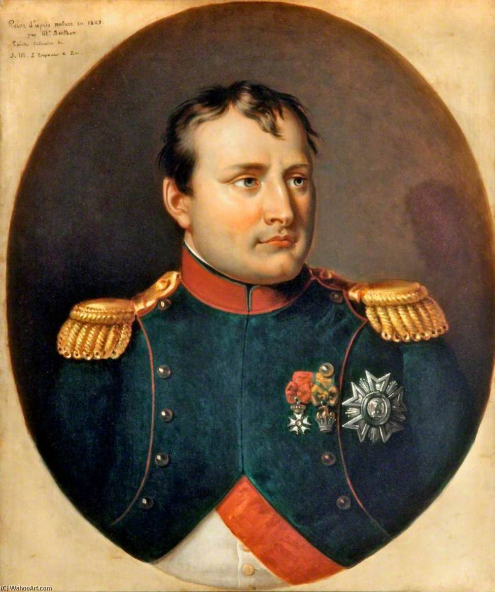 Wikioo.org - The Encyclopedia of Fine Arts - Painting, Artwork by René Théodore Berthon - Napoleon I (1769–1821)