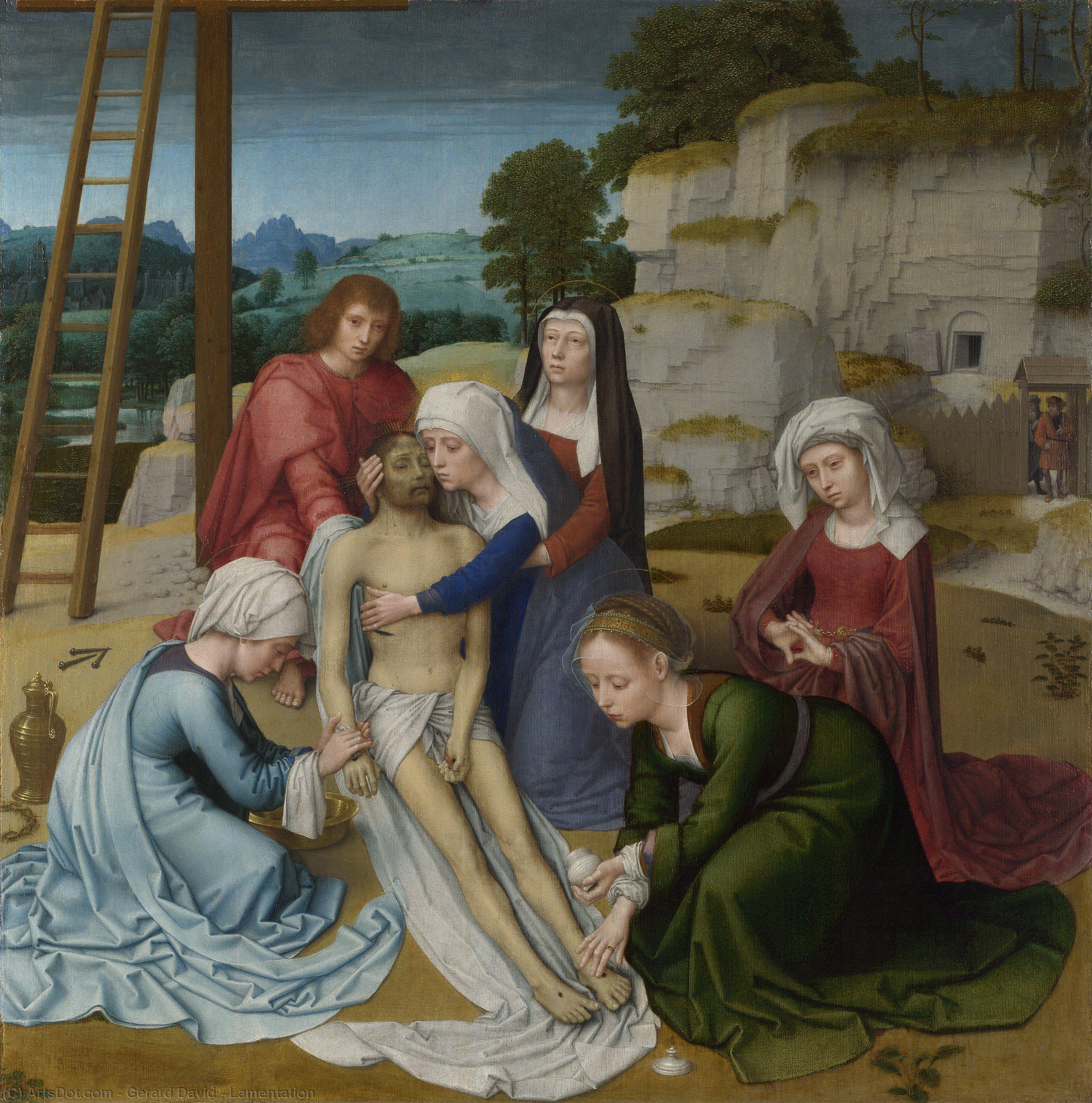 Wikioo.org - The Encyclopedia of Fine Arts - Painting, Artwork by Gerard David - Lamentation