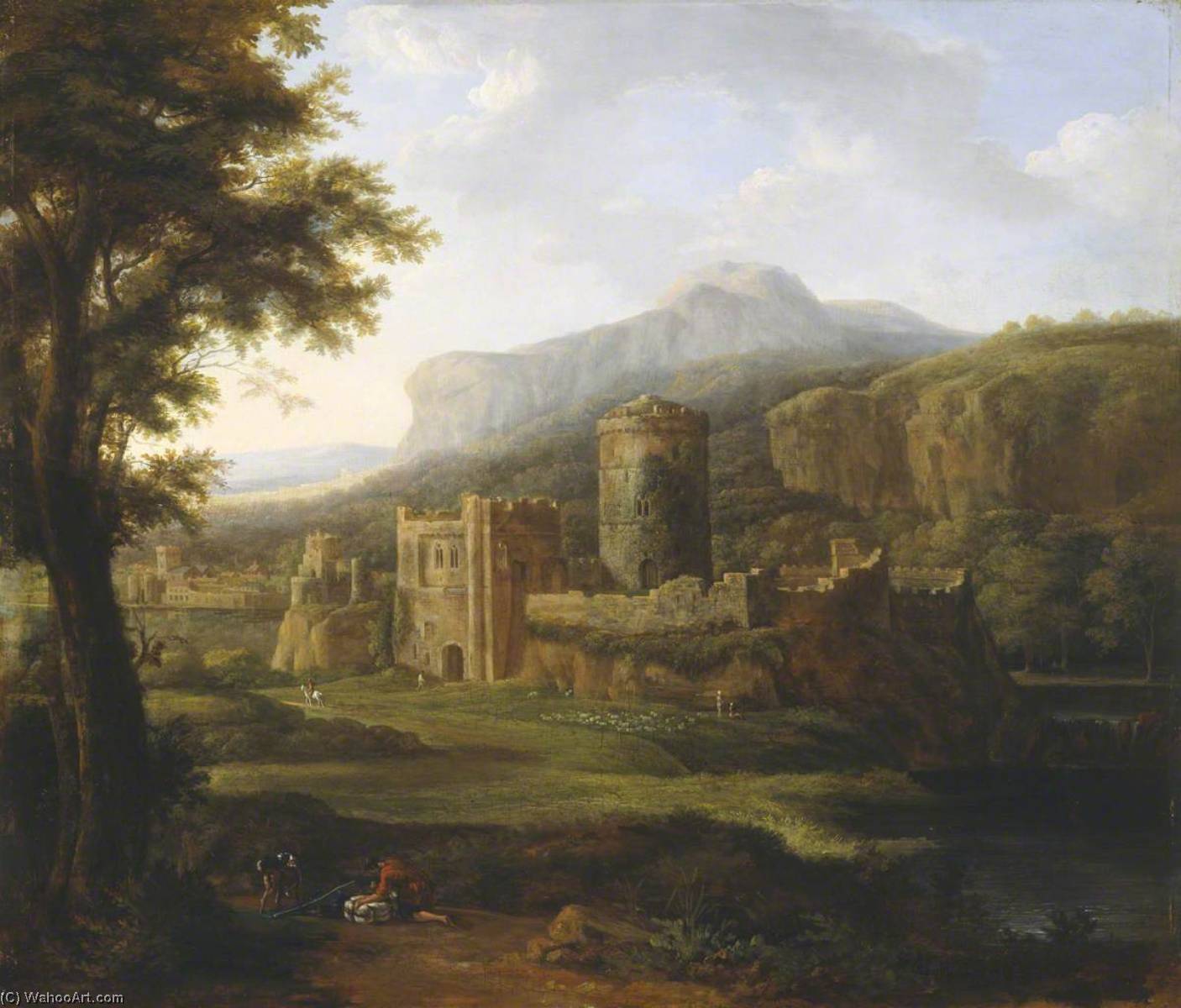 Wikioo.org - The Encyclopedia of Fine Arts - Painting, Artwork by Hendrik Frans De Cort - Pembroke Castle