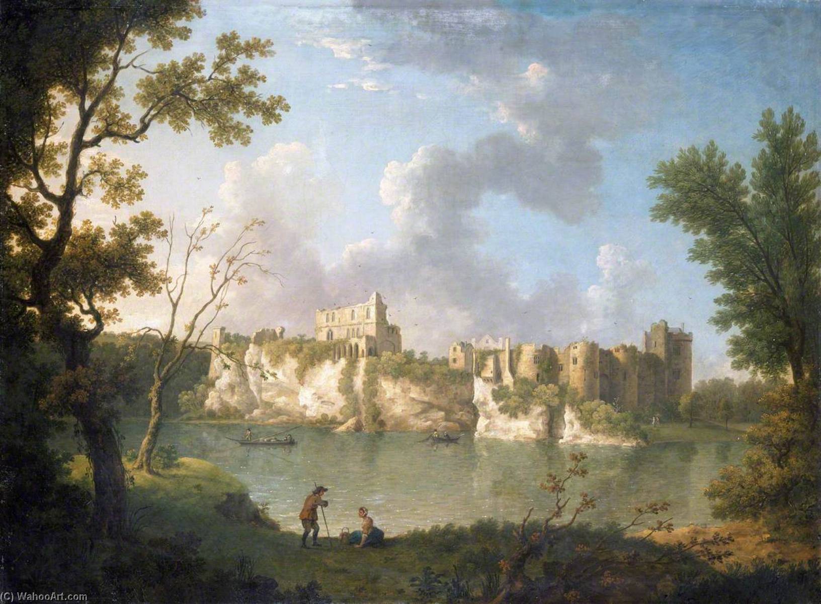 Wikioo.org - The Encyclopedia of Fine Arts - Painting, Artwork by John Inigo Richards - Chepstow Castle
