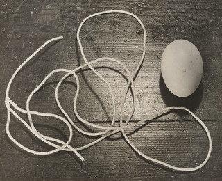 WikiOO.org - دایره المعارف هنرهای زیبا - نقاشی، آثار هنری Horacio Coppola - Still Life with Egg and Twine