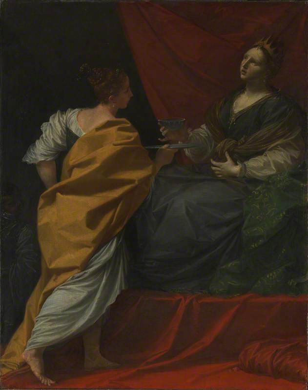 WikiOO.org - Encyclopedia of Fine Arts - Maľba, Artwork Donato Creti - Artemisia drinking the Ashes of Mausolus