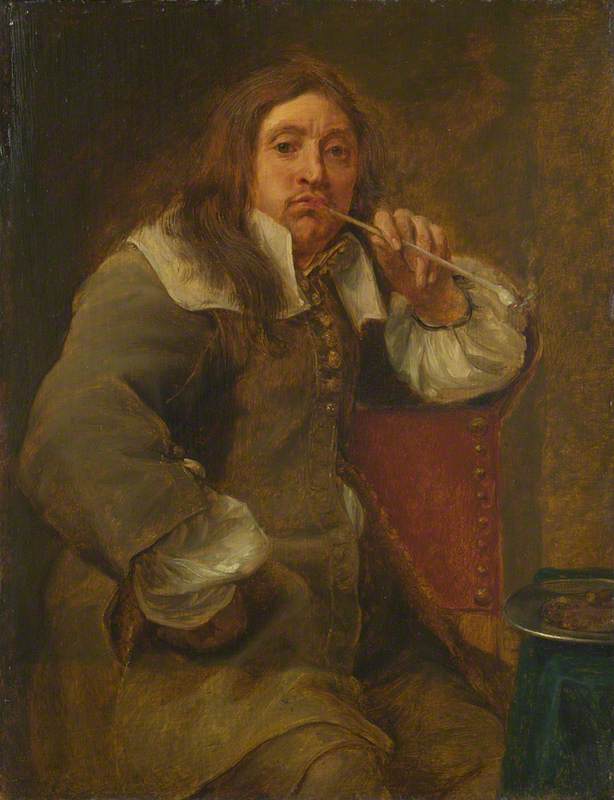Wikioo.org - The Encyclopedia of Fine Arts - Painting, Artwork by Gonzales Coques - Smell (Portrait of Lucas Fayd'herbe)