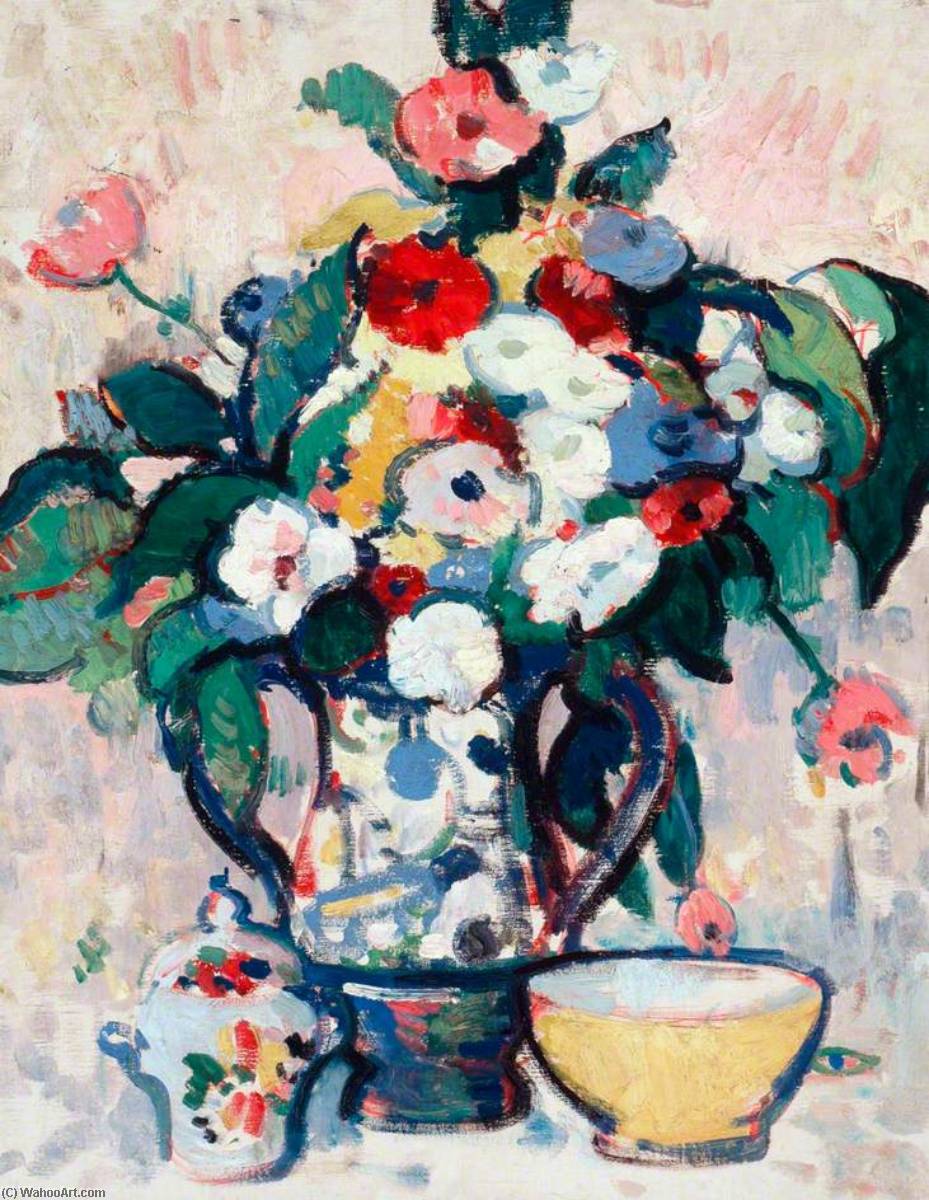 Wikioo.org - The Encyclopedia of Fine Arts - Painting, Artwork by Anne Estelle Rice - The Bouquet