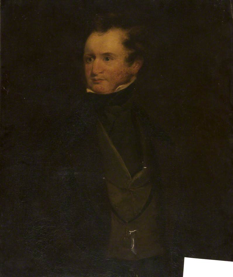 Wikioo.org - The Encyclopedia of Fine Arts - Painting, Artwork by Thomas Henry Illidge - Lord Stanley (1799–1869), 14th Earl of Derby