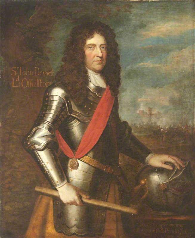 Wikioo.org - The Encyclopedia of Fine Arts - Painting, Artwork by Richard Phillips - Sir John Bennet (1616–1695), Lord Ossulston (copy after an unknown artist)