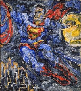 WikiOO.org - Enciclopedia of Fine Arts - Pictura, lucrări de artă Philip Pearlstein - Superman