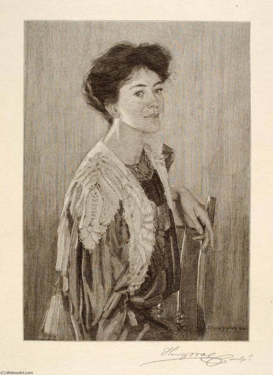 Wikioo.org - The Encyclopedia of Fine Arts - Painting, Artwork by Henry Wolf - Mrs. Edmund F. Harding