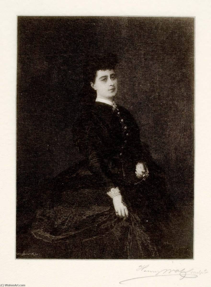WikiOO.org - 백과 사전 - 회화, 삽화 Henry Wolf - Portrait of a Spanish Lady
