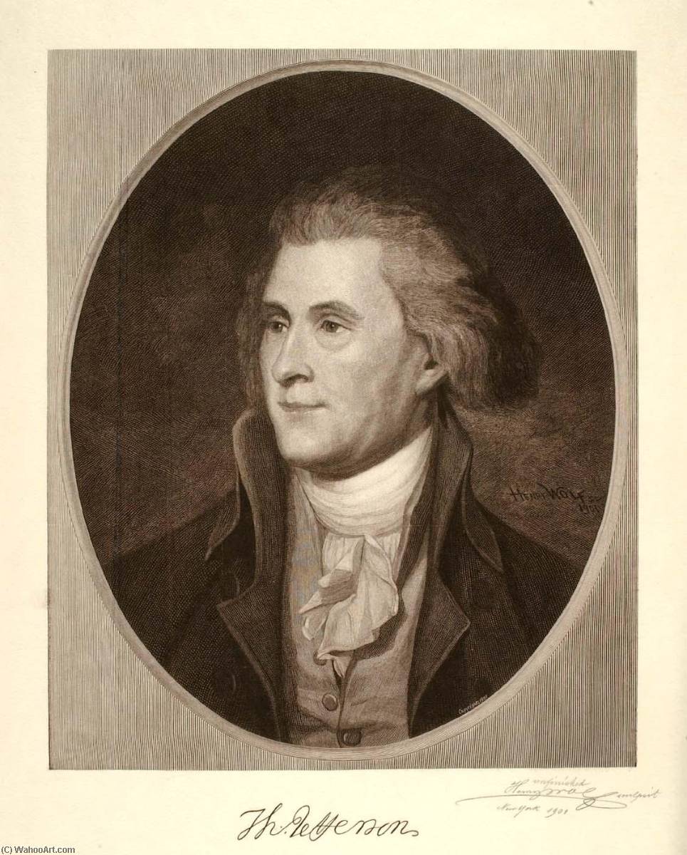 WikiOO.org - 백과 사전 - 회화, 삽화 Henry Wolf - Thomas Jefferson