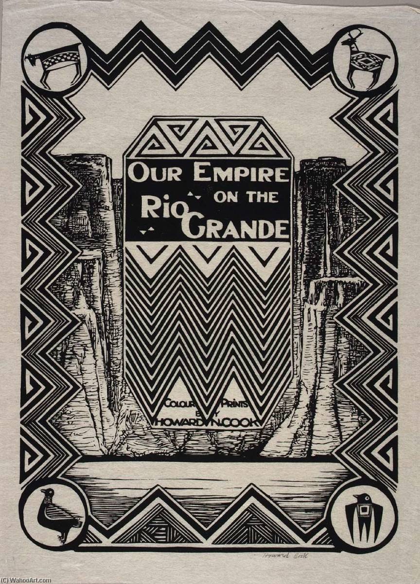 WikiOO.org - Enciclopedia of Fine Arts - Pictura, lucrări de artă Howard Cook - Our Empire on the Rio Grande (Illustration for Forum)