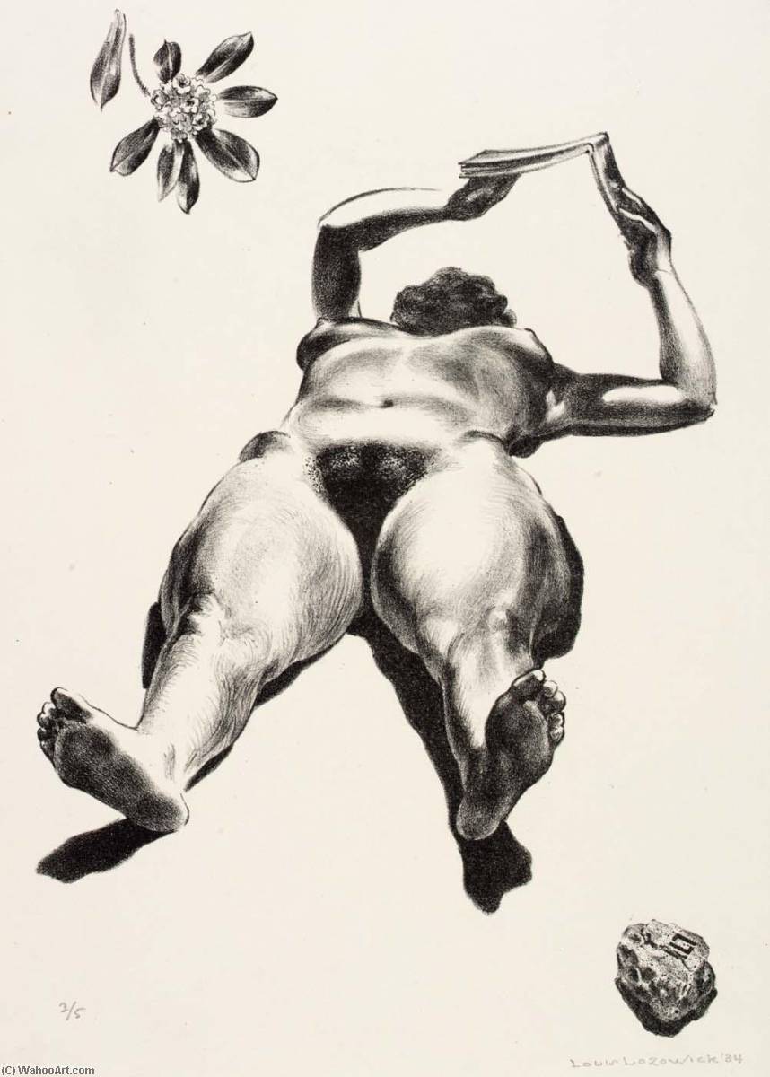 Wikioo.org - The Encyclopedia of Fine Arts - Painting, Artwork by Louis Lozowick - Nude