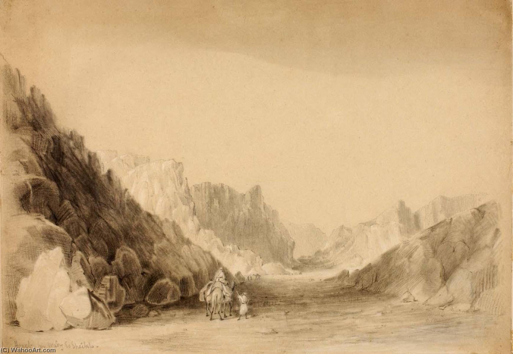 WikiOO.org - Encyclopedia of Fine Arts - Lukisan, Artwork Miner Kilbourne Kellogg - Mount Horeb
