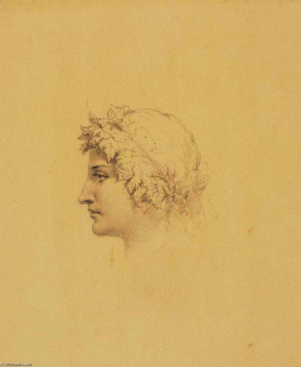 WikiOO.org - Encyclopedia of Fine Arts - Maalaus, taideteos Miner Kilbourne Kellogg - Ideal Head for Summer