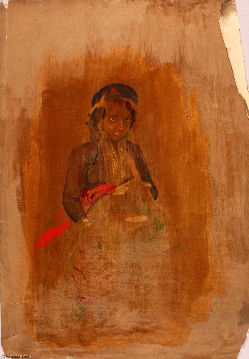 Wikioo.org - The Encyclopedia of Fine Arts - Painting, Artwork by Miner Kilbourne Kellogg - Peasant Woman