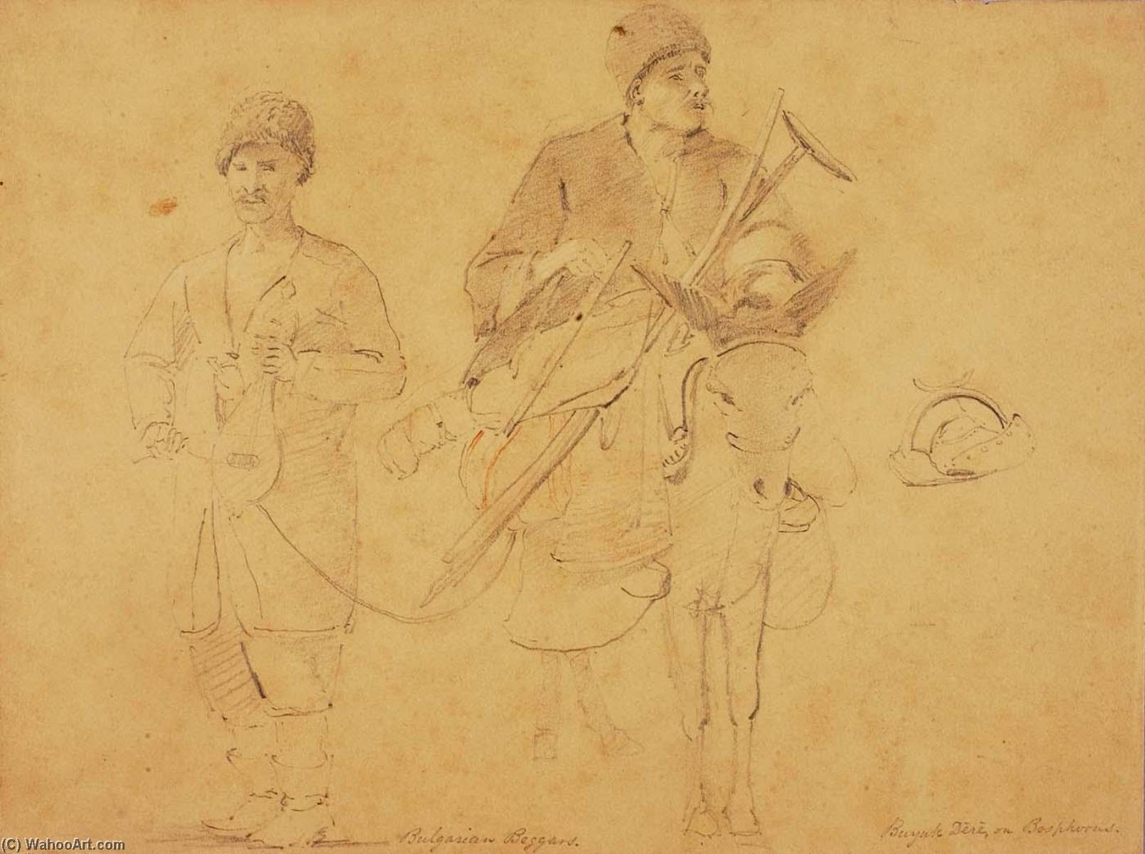 WikiOO.org - Encyclopedia of Fine Arts - Lukisan, Artwork Miner Kilbourne Kellogg - Bulgarian Beggars