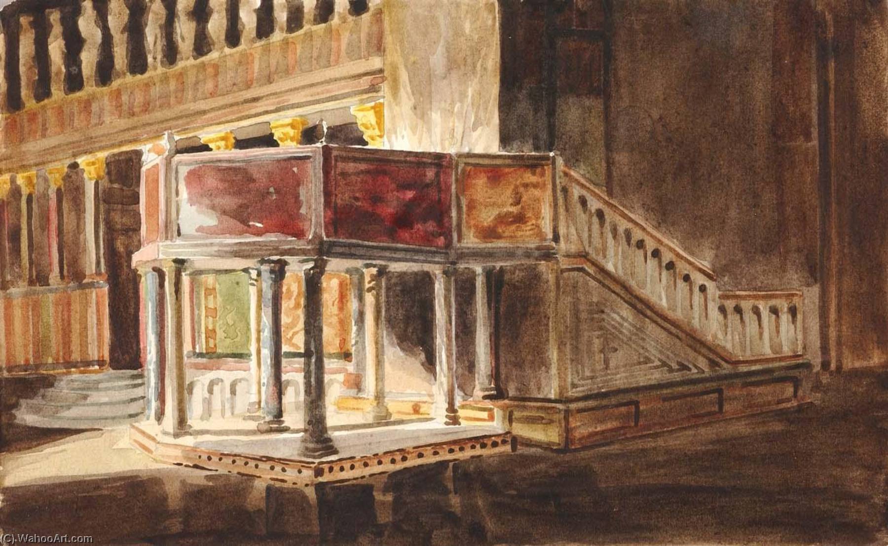 WikiOO.org - אנציקלופדיה לאמנויות יפות - ציור, יצירות אמנות Miner Kilbourne Kellogg - St. Marks Altar, Venice
