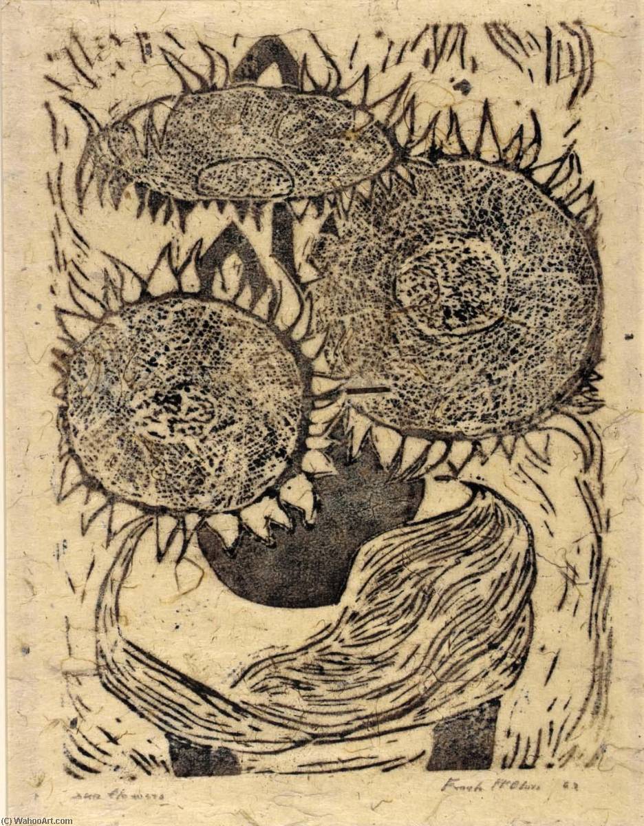 WikiOO.org - Encyclopedia of Fine Arts - Lukisan, Artwork Frank Mcclure - Sun Flowers