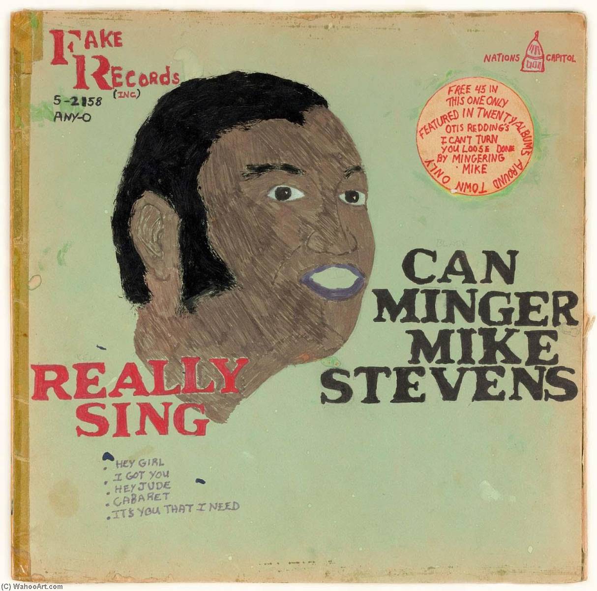 WikiOO.org - Енциклопедия за изящни изкуства - Живопис, Произведения на изкуството Mingering Mike - FAKE RECORDS (INC.) CAN MINGER MIKE STEVENS REALLY SING