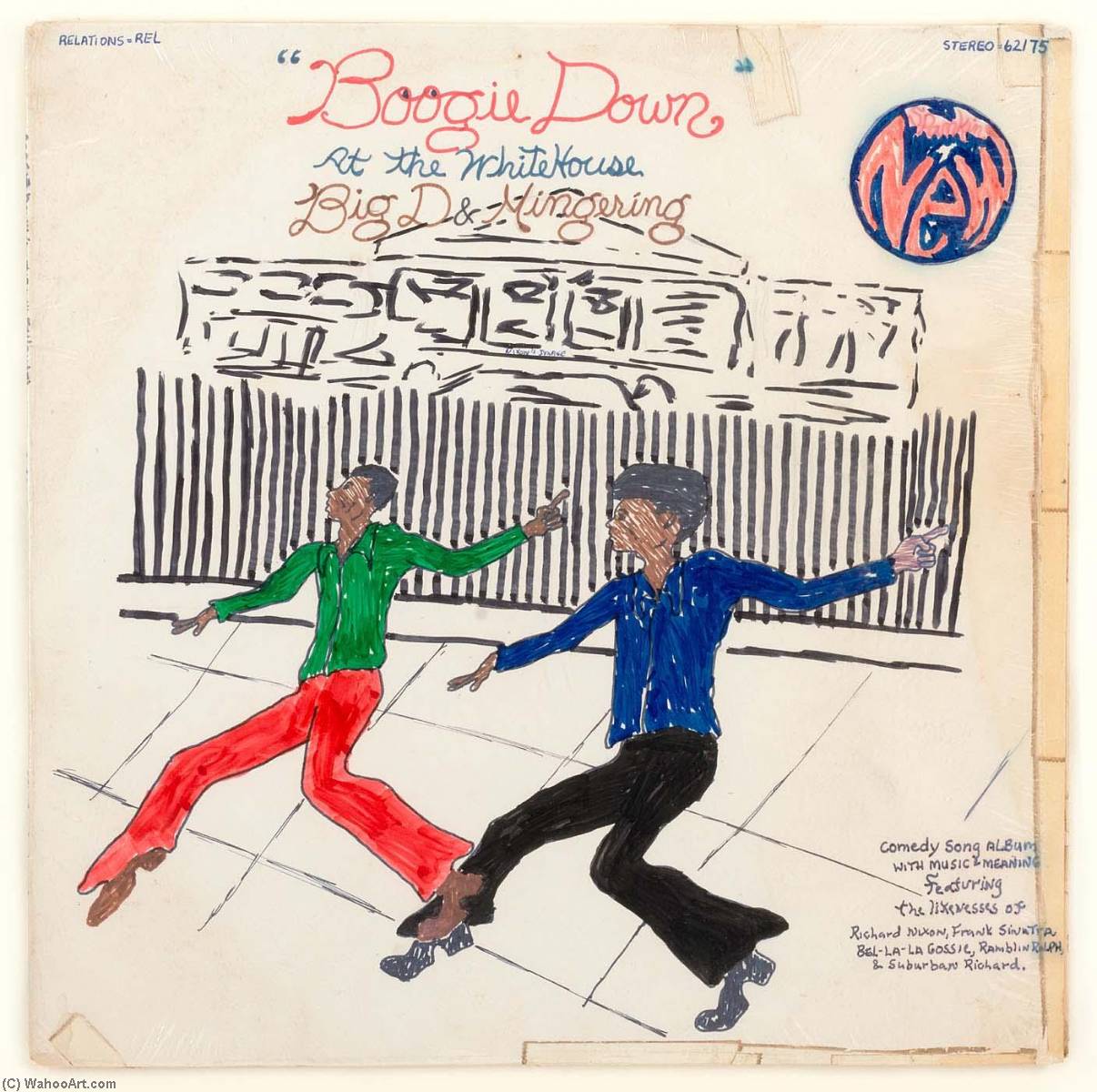 WikiOO.org - Encyclopedia of Fine Arts - Målning, konstverk Mingering Mike - Boogie Down at the White House, Big D Mingering