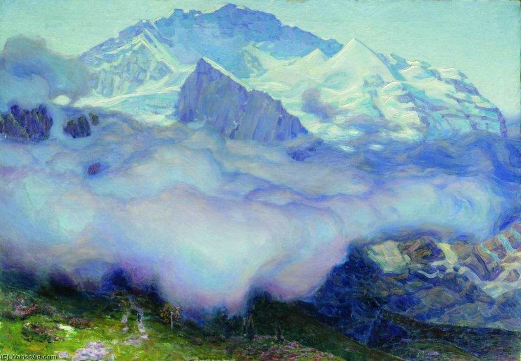 Wikioo.org - The Encyclopedia of Fine Arts - Painting, Artwork by Apollinari Vasnetsov - Jungfrau