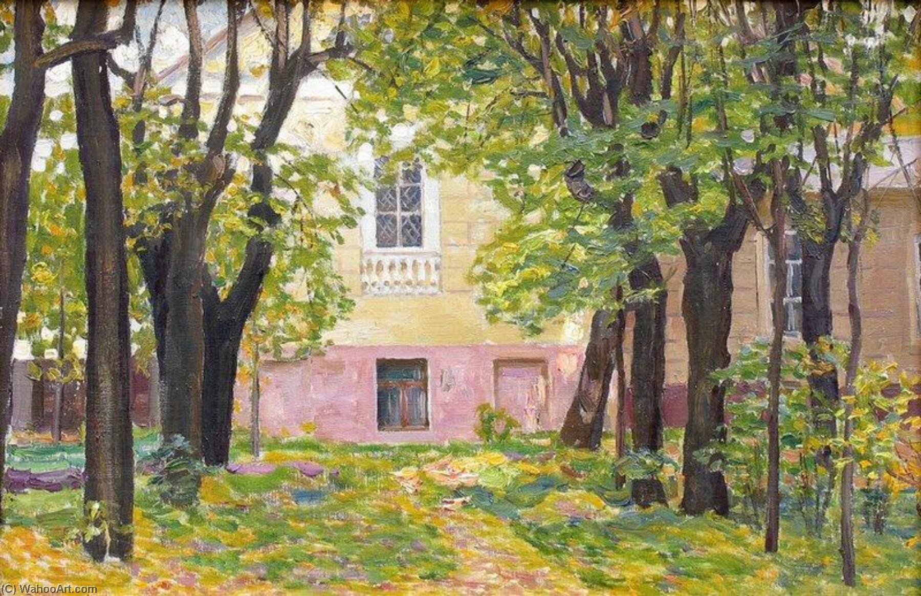 Wikioo.org - The Encyclopedia of Fine Arts - Painting, Artwork by Apollinari Vasnetsov - House in the Naidenovsky Park