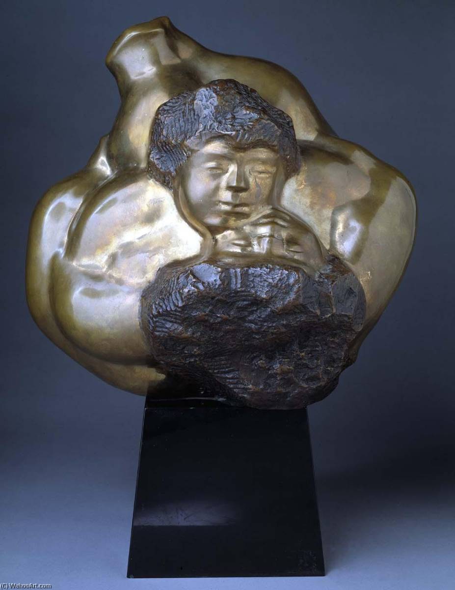 WikiOO.org - Encyclopedia of Fine Arts - Maalaus, taideteos Chaim Gross - Reflection