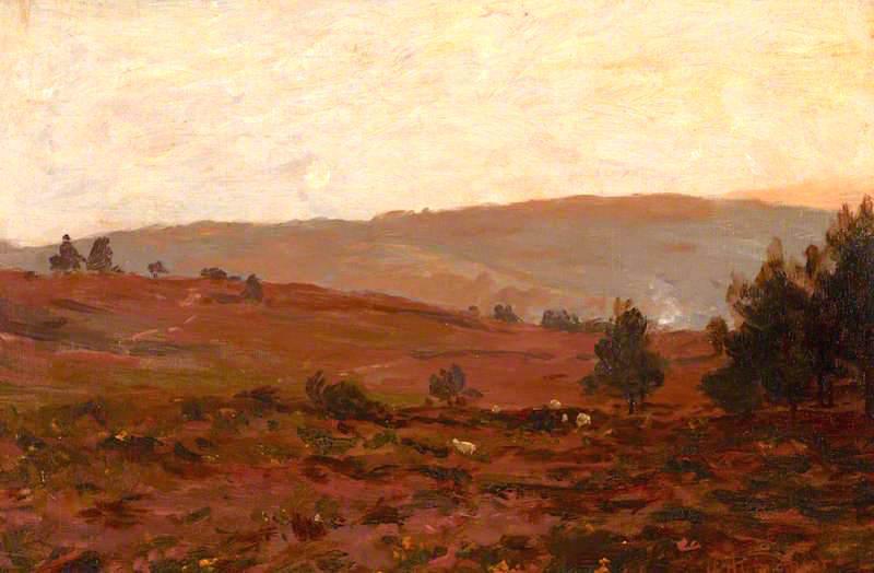 Wikioo.org - The Encyclopedia of Fine Arts - Painting, Artwork by James Aumonier - Misty Sunrise