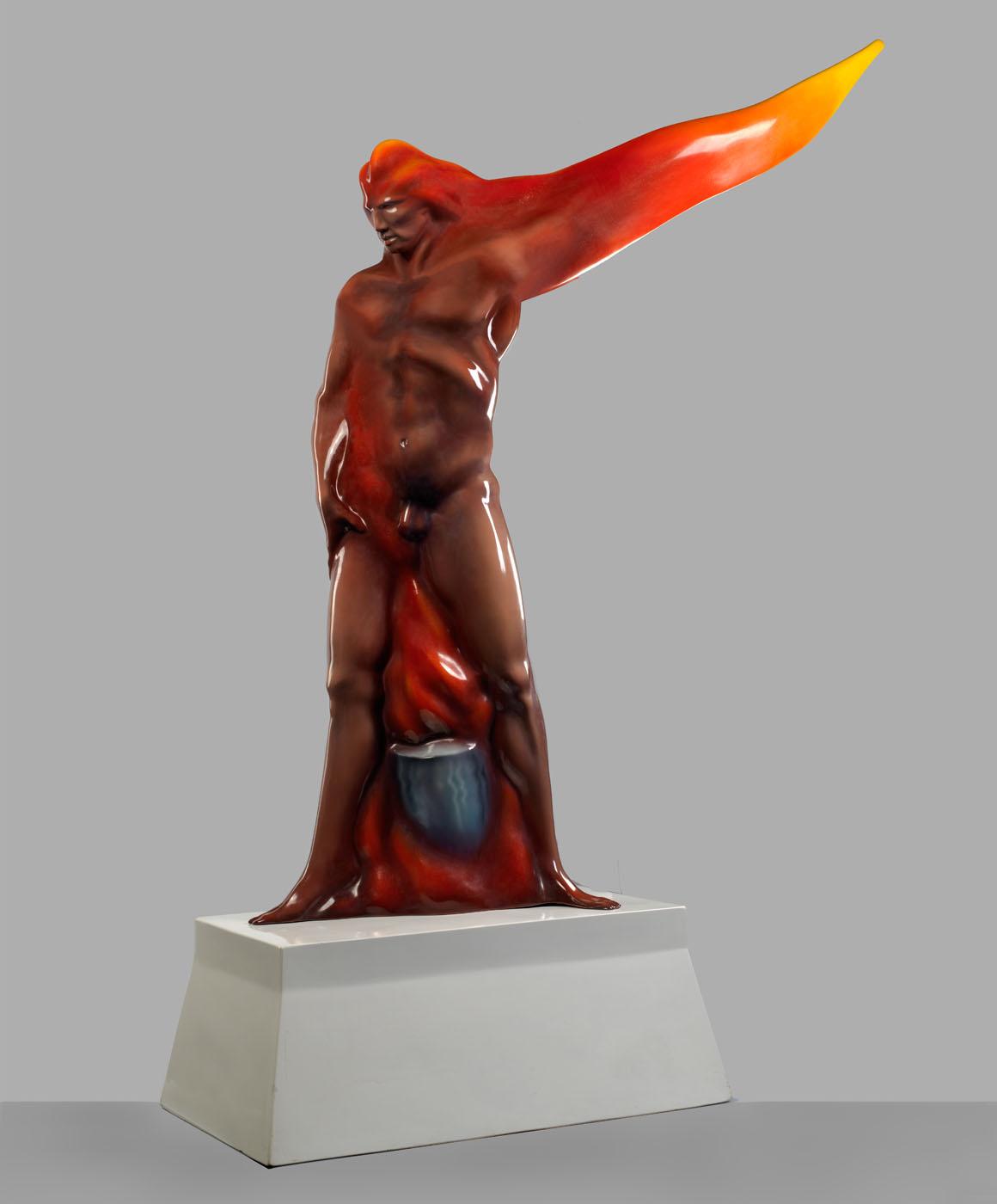 WikiOO.org - Encyclopedia of Fine Arts - Maalaus, taideteos Luis Jiménez - Man on Fire