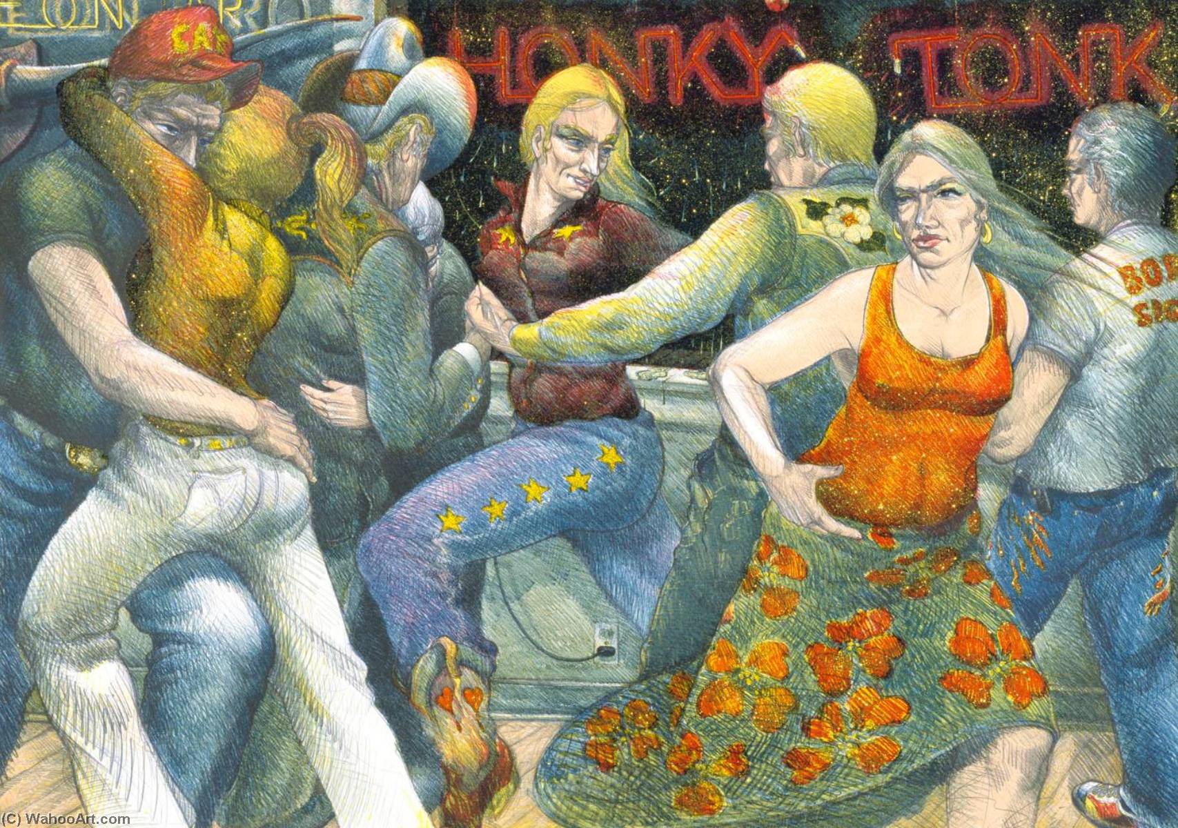 Wikioo.org - The Encyclopedia of Fine Arts - Painting, Artwork by Luis Jiménez - Honky Tonk