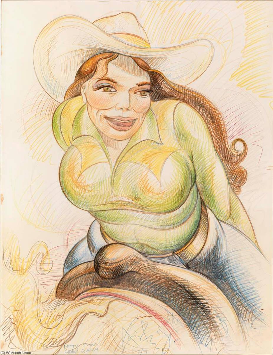 WikiOO.org - Encyclopedia of Fine Arts - Lukisan, Artwork Luis Jiménez - Patty Ann Rodeo Queen