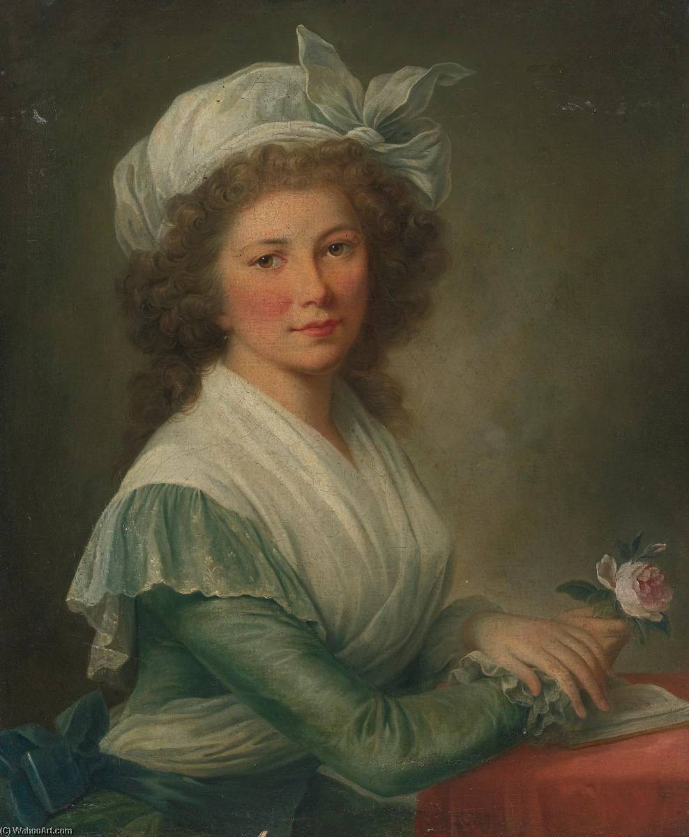WikiOO.org - Enciklopedija dailės - Tapyba, meno kuriniai Marie Victoire Lemoine - Portrait of a young lady