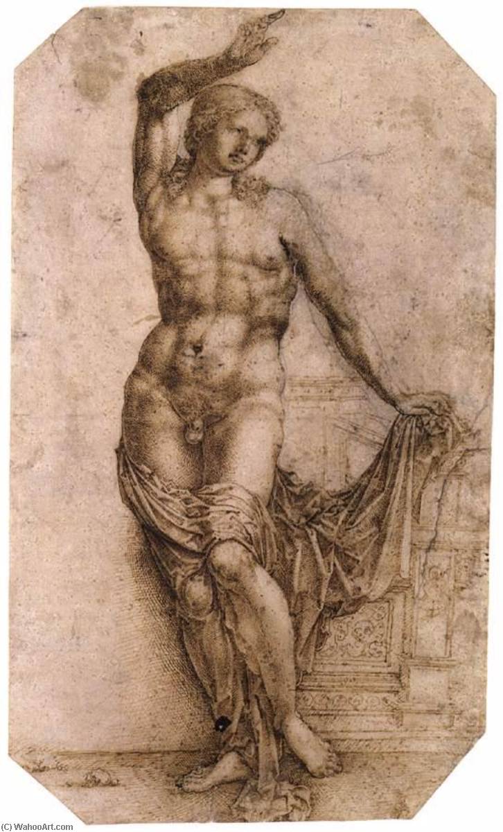 WikiOO.org - Encyclopedia of Fine Arts - Lukisan, Artwork Jan Gossart - Apollo Citharoedus of the Casa Sassi