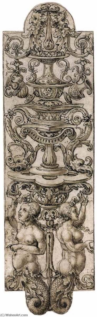 WikiOO.org - Enciclopedia of Fine Arts - Pictura, lucrări de artă Jan Gossart - A Grotesque with Two Sirens