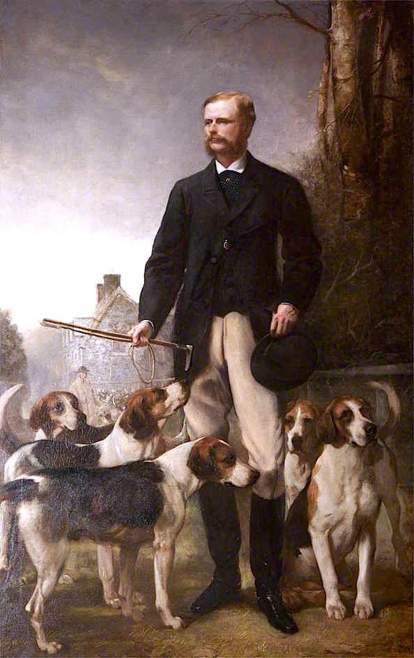 Wikioo.org - The Encyclopedia of Fine Arts - Painting, Artwork by Henry Richard Graves - The Honourable Mark George Kerr Rolle, High Steward