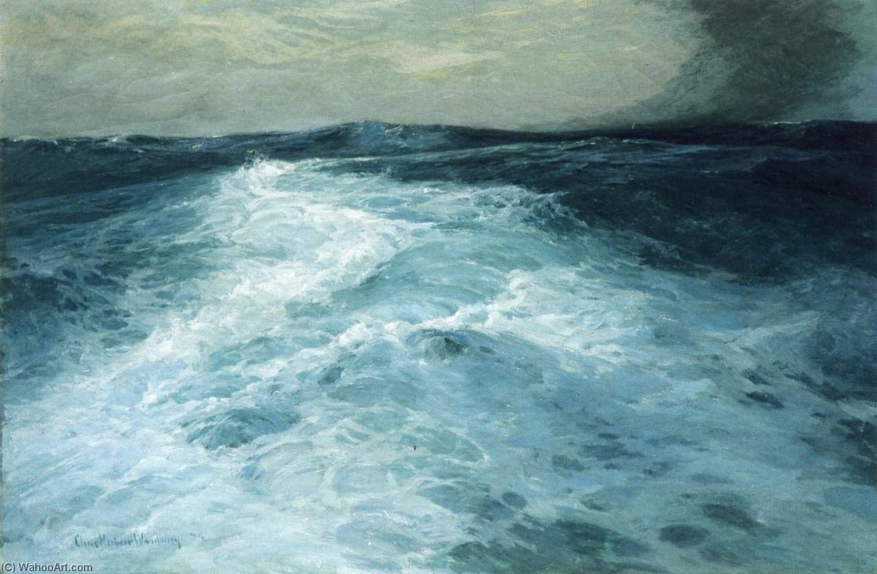 Wikioo.org - The Encyclopedia of Fine Arts - Painting, Artwork by Charles Herbert Woodbury - Mid Ocean