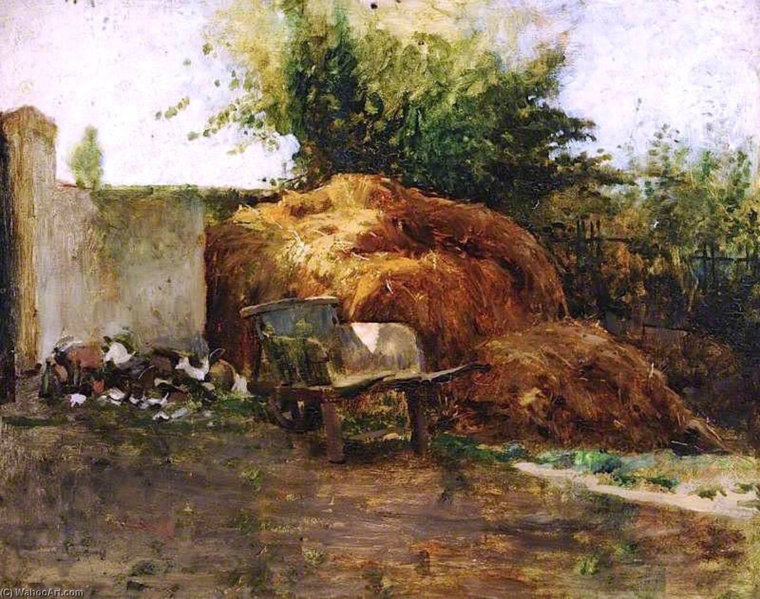 Wikioo.org - The Encyclopedia of Fine Arts - Painting, Artwork by Charles Gogin - The Dung Heap
