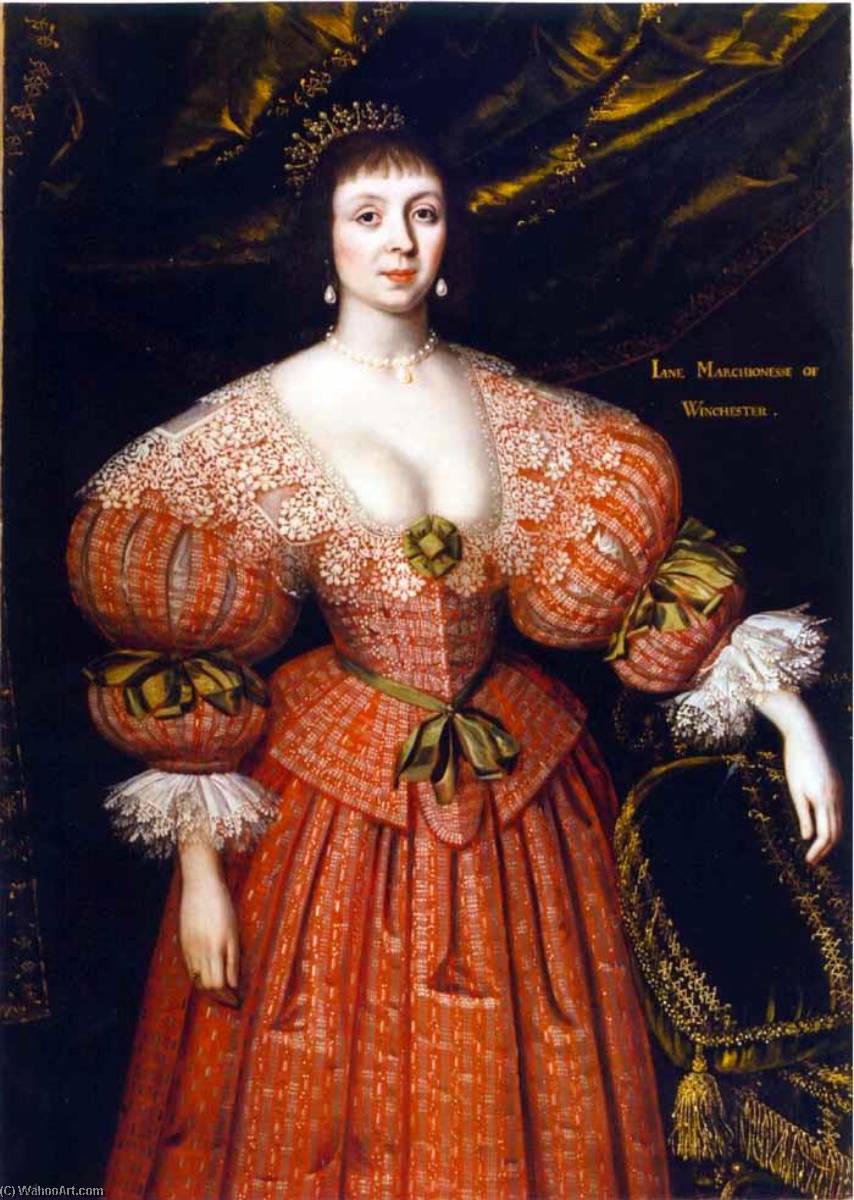 Wikioo.org - The Encyclopedia of Fine Arts - Painting, Artwork by Gilbert Jackson - Jane, Countess of Winchester