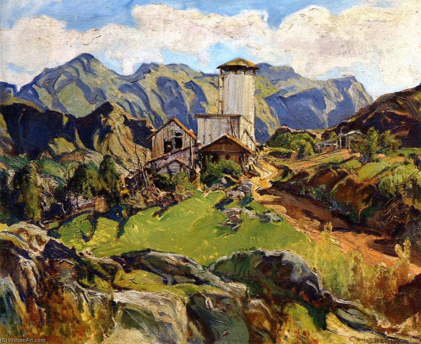 Wikioo.org - The Encyclopedia of Fine Arts - Painting, Artwork by Charles Reiffel - Highland Dairy