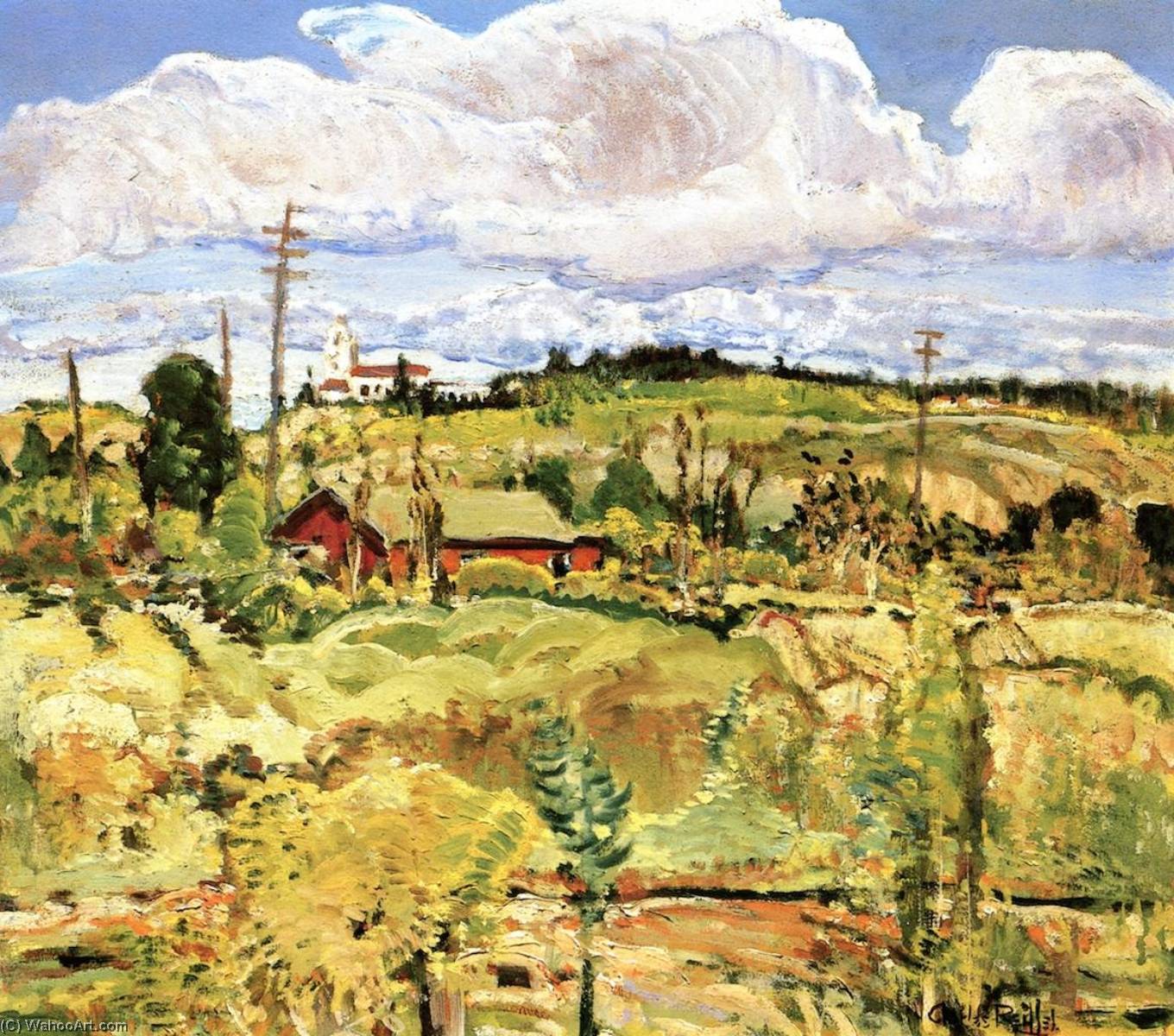 Wikioo.org - The Encyclopedia of Fine Arts - Painting, Artwork by Charles Reiffel - Near Old Town
