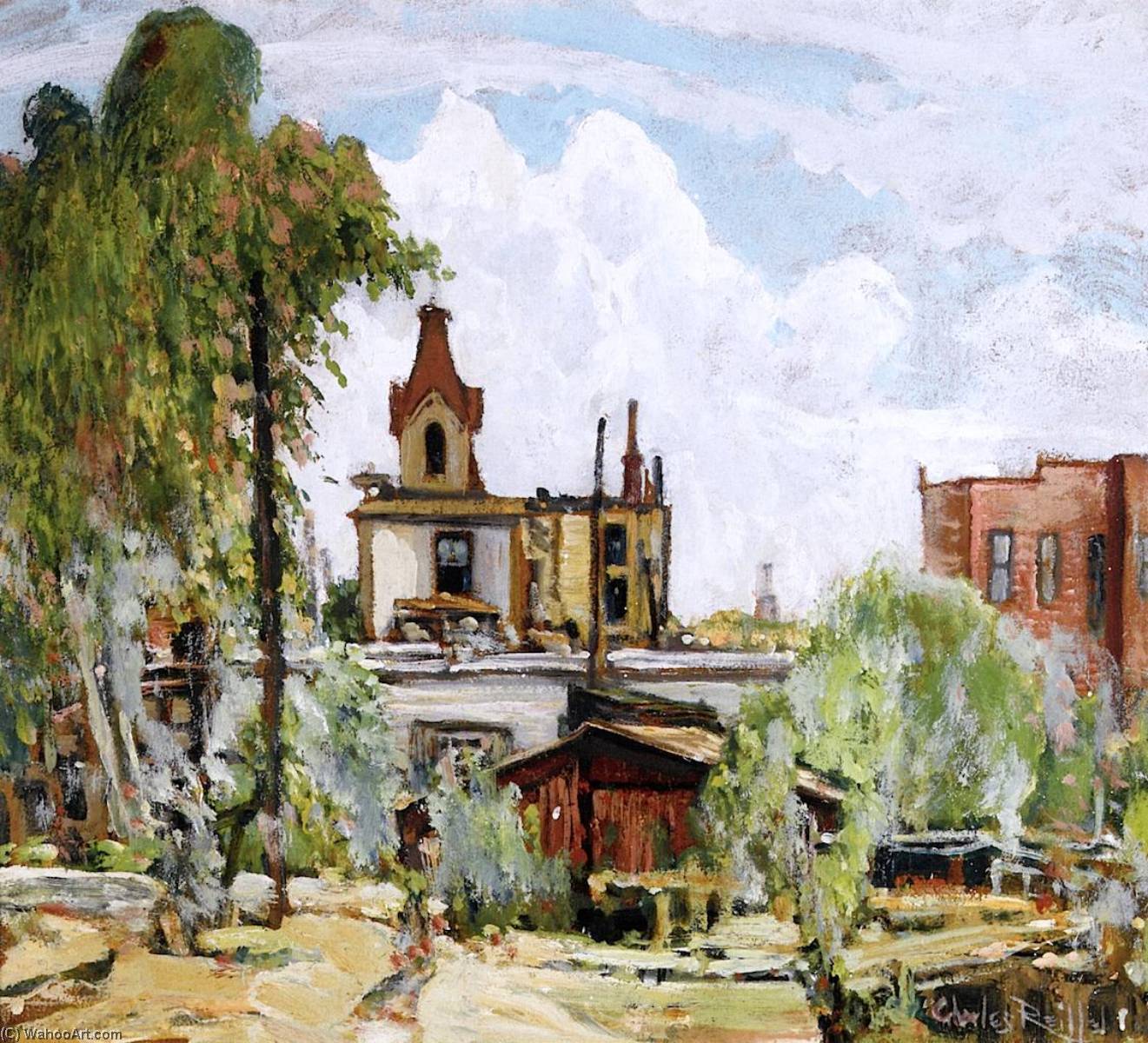 Wikioo.org - The Encyclopedia of Fine Arts - Painting, Artwork by Charles Reiffel - In Old National City