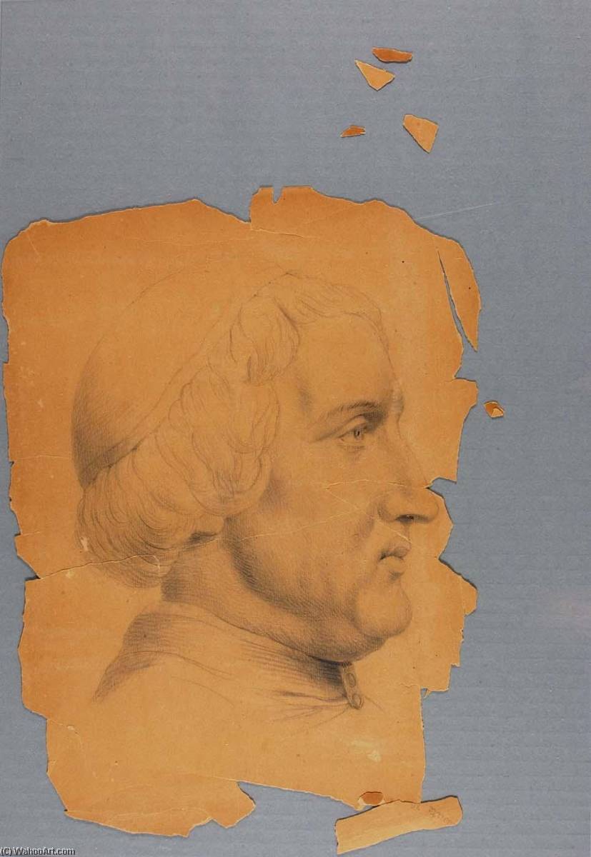 WikiOO.org - Enciklopedija likovnih umjetnosti - Slikarstvo, umjetnička djela Marguerite Zorach - (Head of a Man Wearing a Monk's Cap)