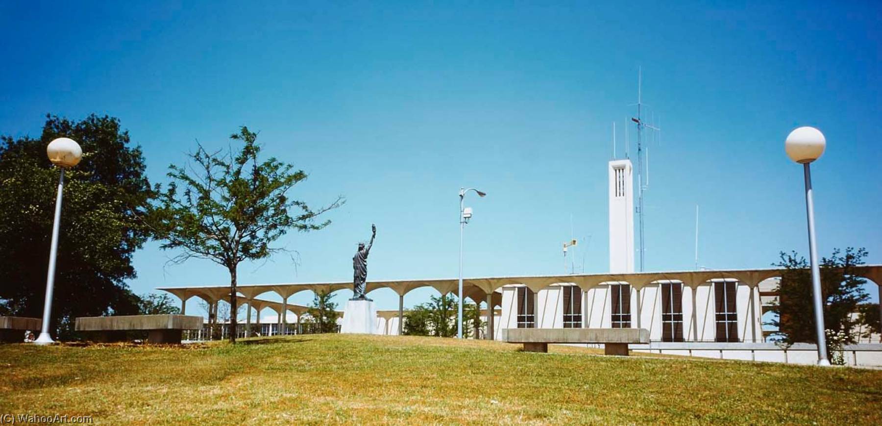 Wikioo.org – L'Enciclopedia delle Belle Arti - Pittura, Opere di Arthur Taussig - statua della libert , Pino Bluff , Arkansas , dal portafoglio Statue di Libertà