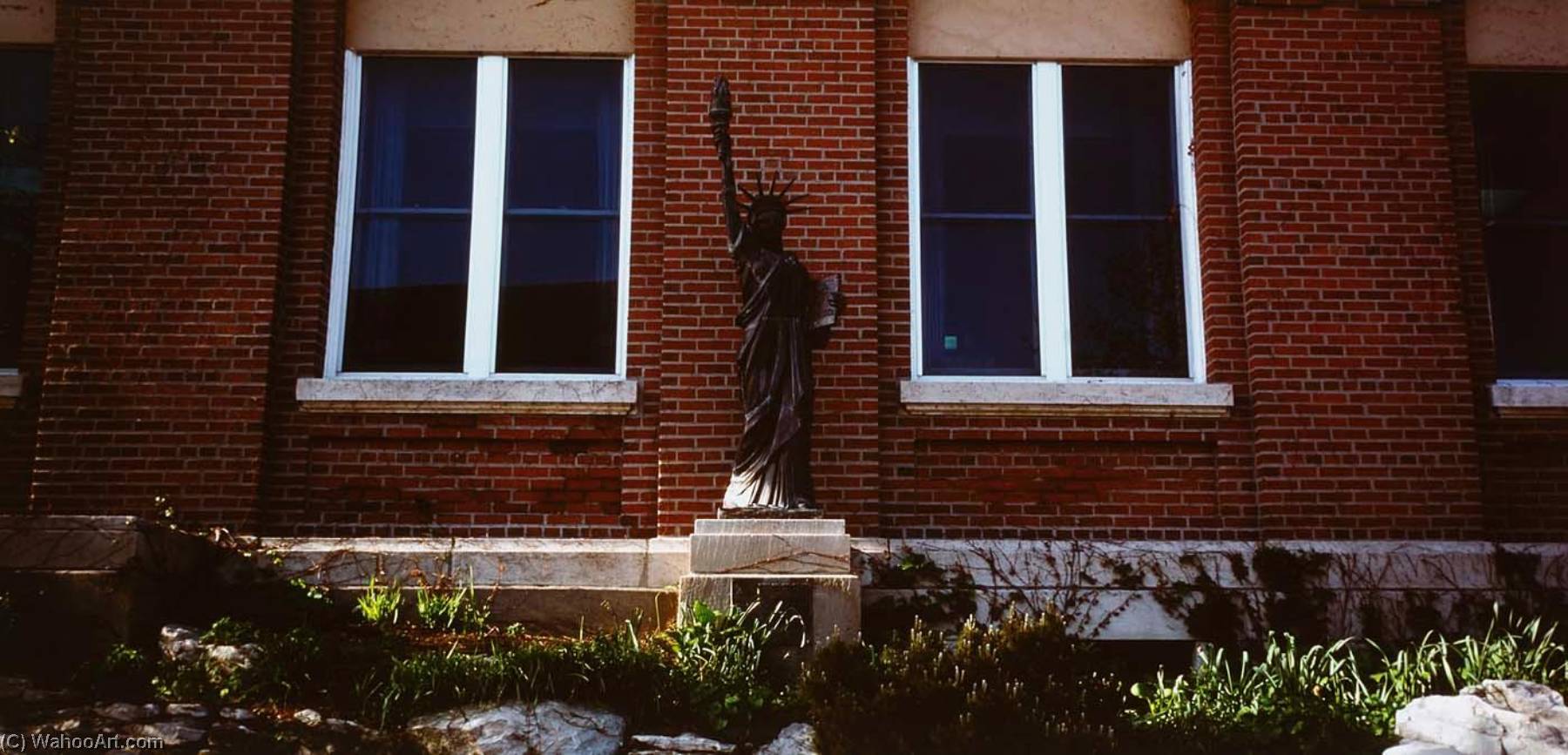 WikiOO.org - Encyclopedia of Fine Arts - Lukisan, Artwork Arthur Taussig - Statue of Liberty, Columbia, Missouri, from the portfolio Statues of Liberty