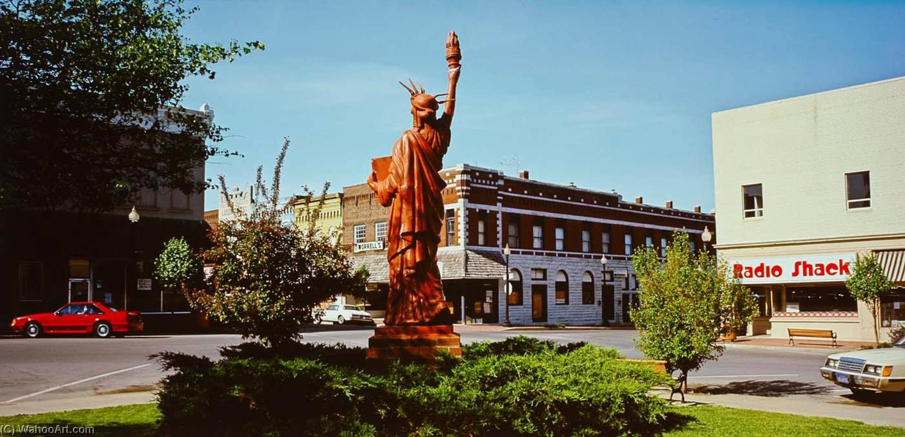 WikiOO.org - Enciclopedia of Fine Arts - Pictura, lucrări de artă Arthur Taussig - Statue of Liberty, Mexico, Missouri, from the portfolio Statues of Liberty