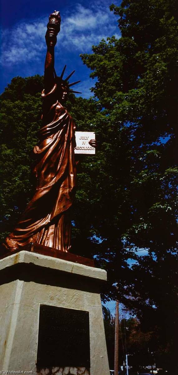Wikioo.org – La Enciclopedia de las Bellas Artes - Pintura, Obras de arte de Arthur Taussig - estatua de libertad , Fortaleza Madison , Iowa , de la cartera Estatuas de La libertad